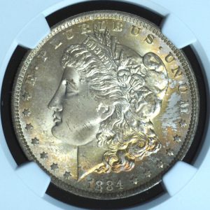 1884-O Morgan Silver Dollar MS64 NGC