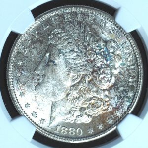 1880-S Morgan Silver Dollar MS61 NGC