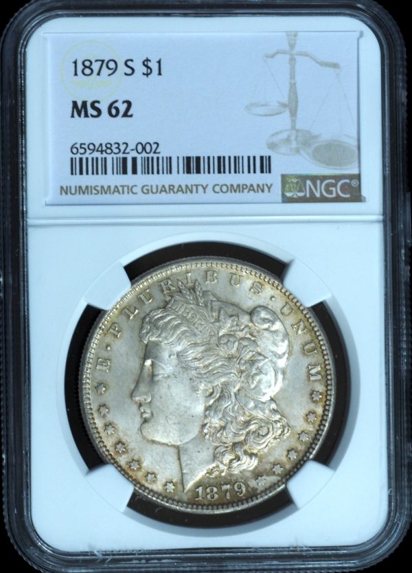 1879-S Morgan Silver Dollar MS62 NGC
