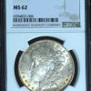 1881 Morgan Silver Dollar MS62 NGC