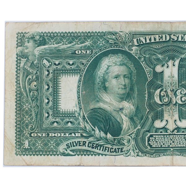 1896 $1 Educational Silver Certificate Very Fine
