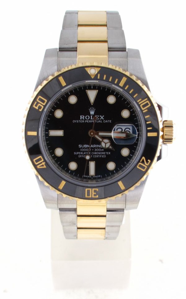 Pre-Owned Rolex Submariner (2019) Two Tone Model 116613LN front