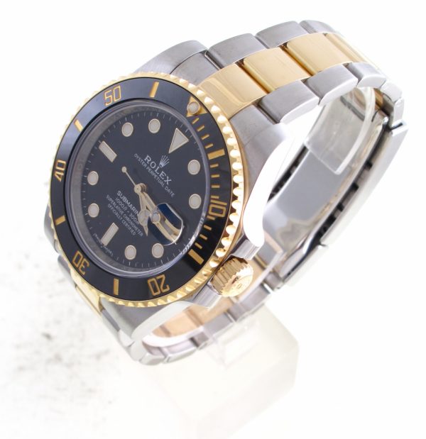 Pre-Owned Rolex Submariner (2019) Two Tone Model 116613LN left