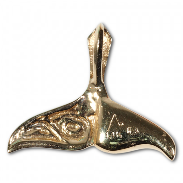 Whale Tail Pendant Back