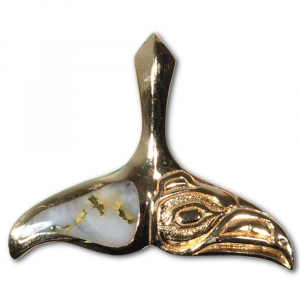 Whale Tail Pendant Front
