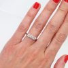 1 carat Three Stone Ring Hand
