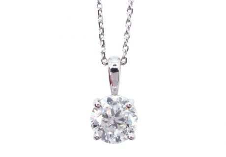 1.50 ct Diamond Solitaire Necklace