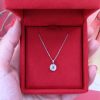 1.50 ct Diamond Solitaire Necklace box