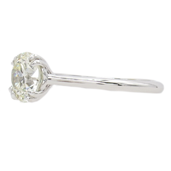 1.79ct Round Brilliant Diamond Solitaire Engagement Ring 14K White Gold side (1)
