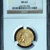 1909-D $5 Indian Gold Eagle MS62 NGC (1)