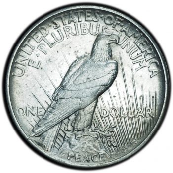 1921 Peace Dollar Choice AU