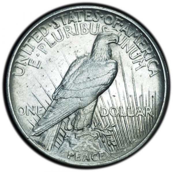 1921 Peace Dollar Choice AU