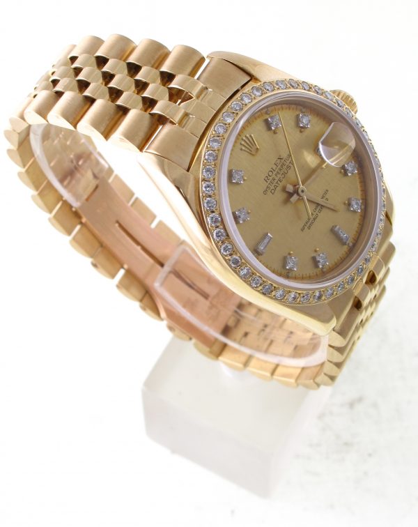 Pre-owned Rolex Datejust(1983) 18k Yellow Gold 16018 Left