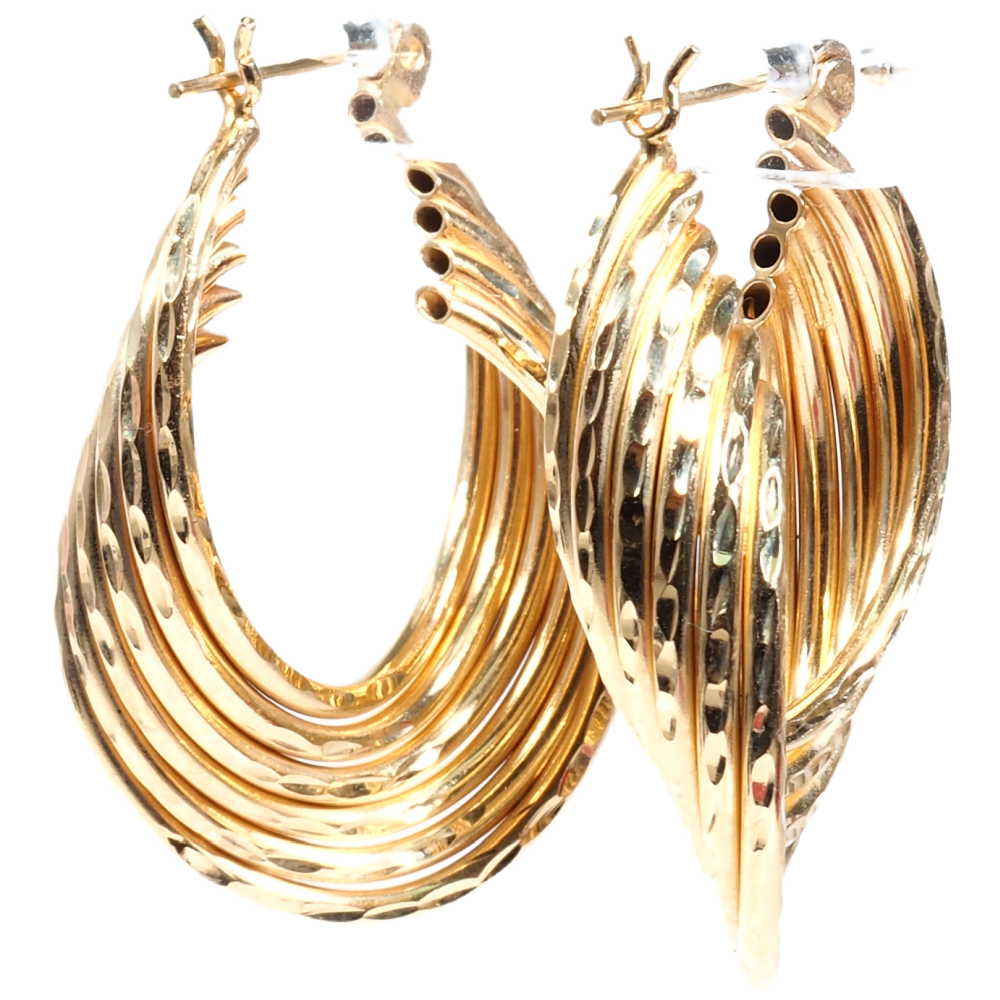 Gold Surgical Steel Flower Flat Back Earring Pack - Lovisa