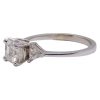 .36 ctw Past Present Future Diamond Engagement Ring 14k White Gold Side
