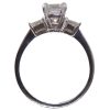 .36 ctw Past Present Future Diamond Engagement Ring 14k White Gold Top