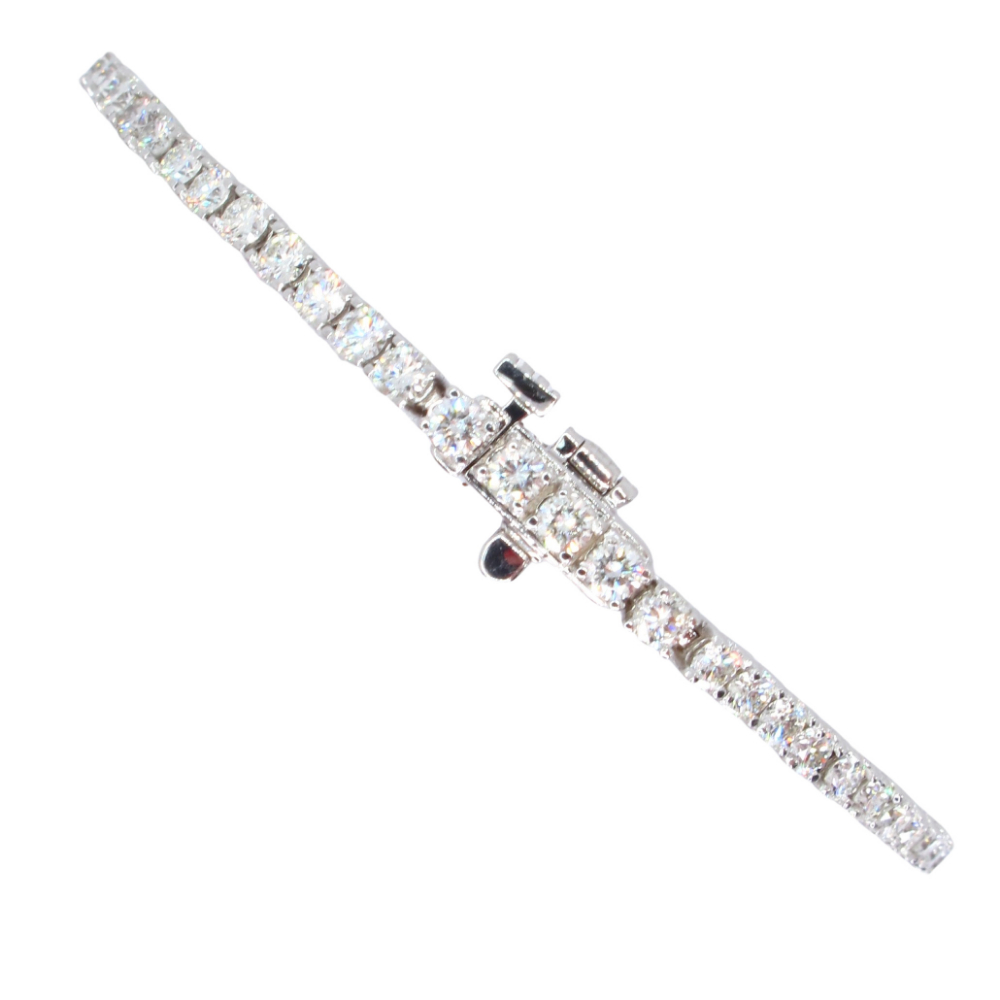 CVD Diamond Tennis Bracelet Lab Created diamond 2.6mm-3.0ctw 7