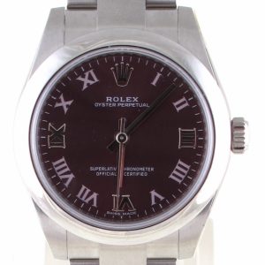 New Old Stock Rolex Oyster Perpetual (2019)Stainless Steel 177200 Front Close