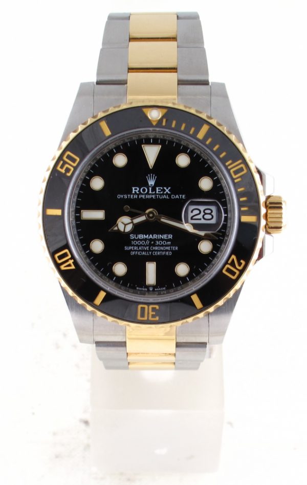 Pre-Owned Rolex Submariner (2021) Two Tone Model 126613LN Front