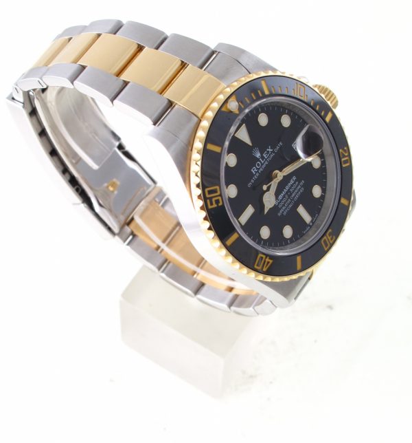 Pre-Owned Rolex Submariner (2021) Two Tone Model 126613LN Left
