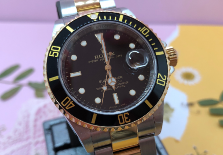 Rolex Submariner Two Tone with black dial