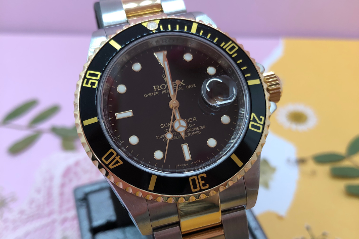 Rolex Submariner Two Tone with black dial