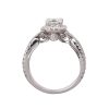 1 carat Emerald Halo Engagement Ring Profile