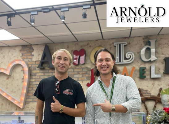 Happy Rolex Customer at Arnold Jewelers