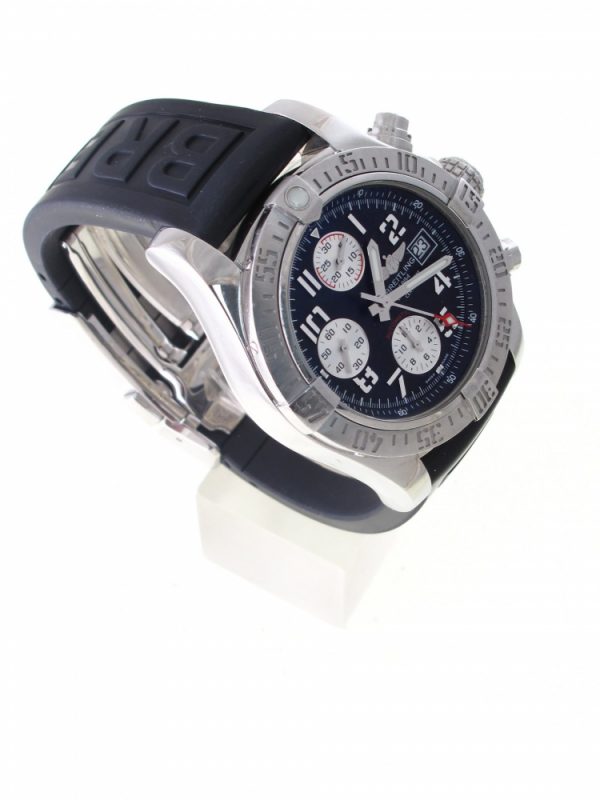 Pre-Owned Breitling Avenger 2 (Circa Early 2010) Stainless Steel A13381 Left