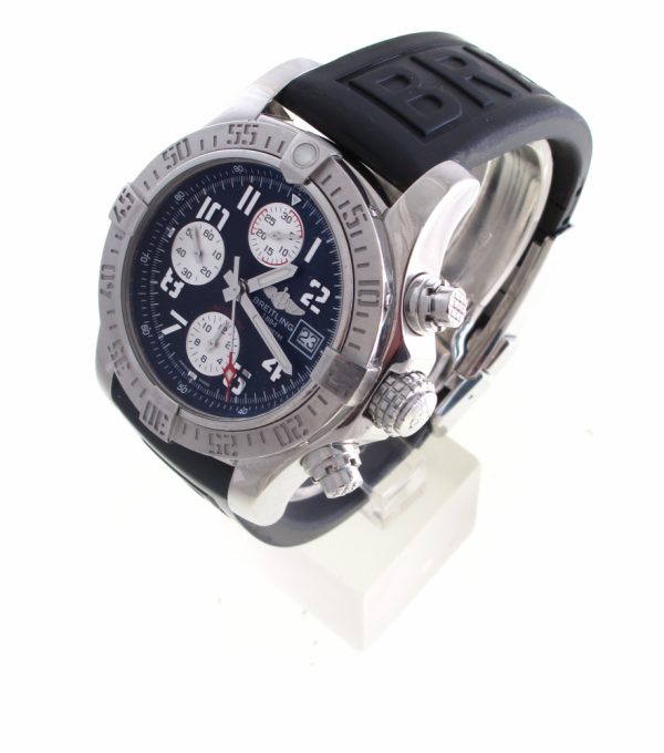 Pre-Owned Breitling Avenger 2 (Circa Early 2010) Stainless Steel A13381 Right