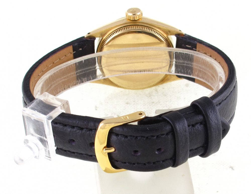Rolex oyster perpetual leather cheap