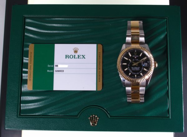 Pre-Owned Rolex Two Tone Sky-Dweller (2019) 326933 b and p outside