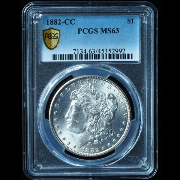 1882-CC Morgan Dollar MS63
