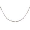 Diamond by the Inch Paper Clip Chain Necklace Closeup