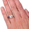 Katerina Marmagioli Small Anemone PEarl Ring Hand