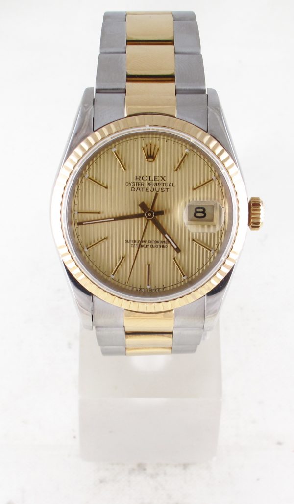 Pre-Owned Rolex Datejust (1997) Two Tone 36MM 16233 Front