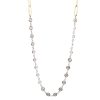 1.50 Carats Diamond by the Inch Paperclip Necklace