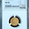 1914-D $2.5 Indian Quarter Eagle AU58
