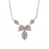 Katerina Marmagioli Forever Diamond White Gold Necklace Closeup