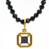 Katerina Marmagioli Strength Ancient Sapphire and Spinel Gold Necklace Close