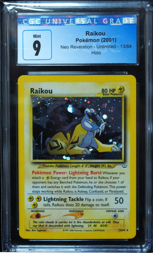 Pokemon Raikou Collector's Pin