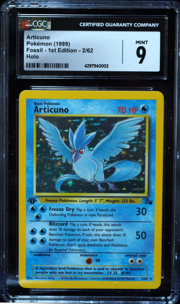 Articuno (2/62) [Fossil 1st Edition] – Pokemon Plug