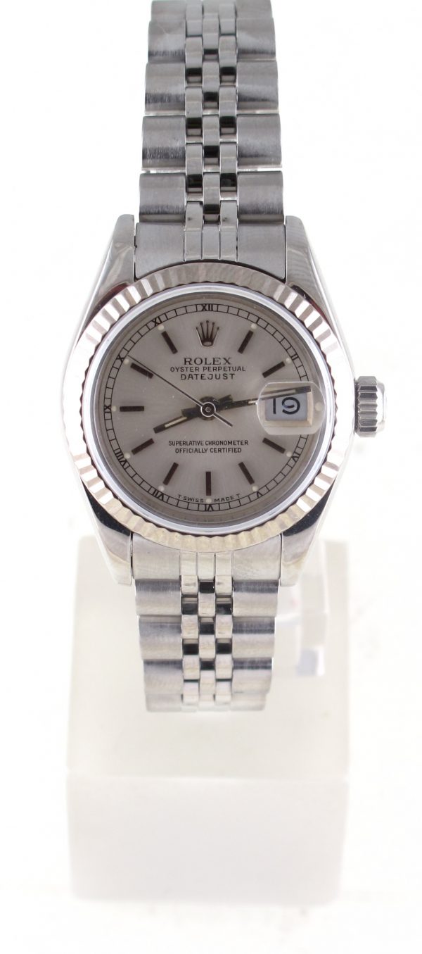 Pre-Owned Ladies Rolex Date (1989) Stainless Steel #69174 Front