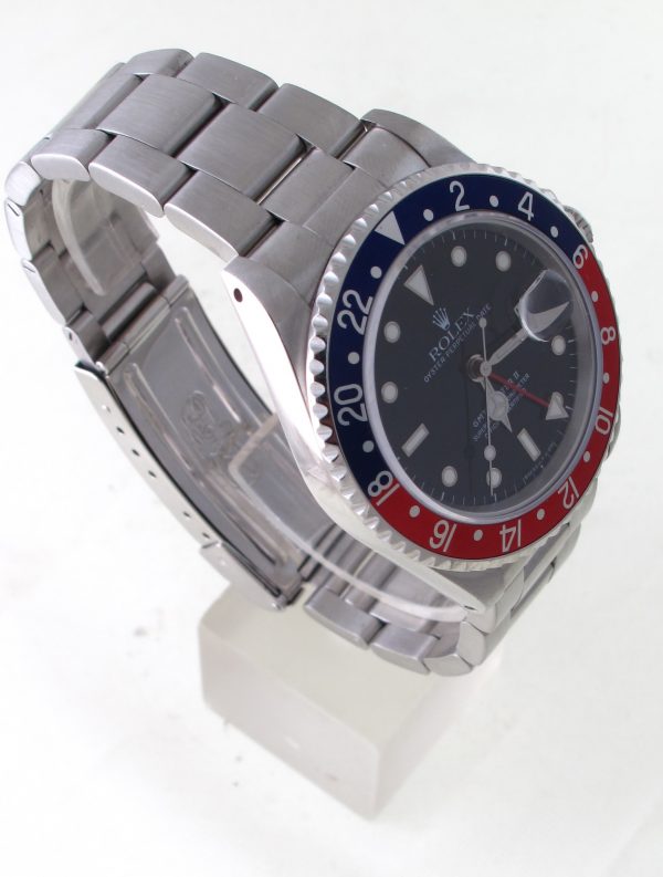 Pre-Owned Rolex GMT Master II (1992) Stainless Steel Model 16710 Right