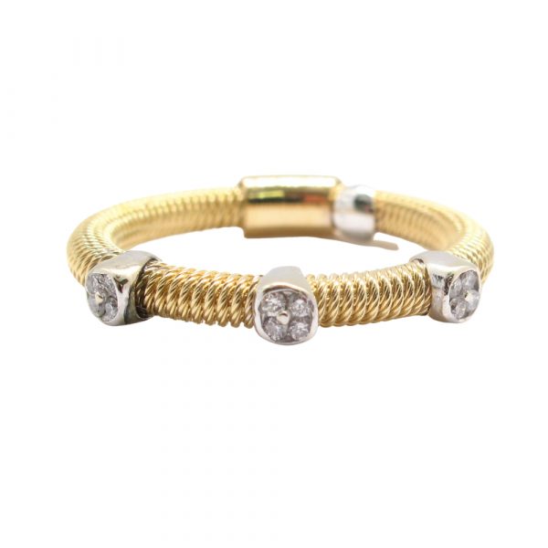 Rope Diamond Bezel Band