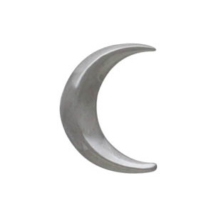 Crescent Moon Stud Earring