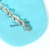 Tiffany & Co Heart Link Bracelet Sterling Silver & 18k