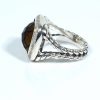 David Yurman Smokey Quartz & Diamond Albion Ring