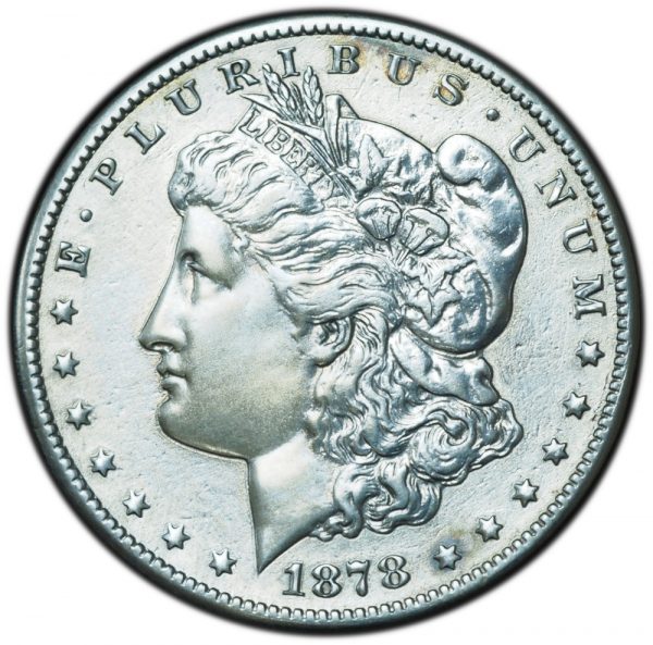 1878-CC Morgan Silver Dollar AU