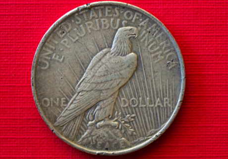 Peace Dollar obverse